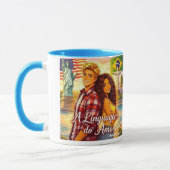 Caneca literária A linguagem do amor Mok (Links)