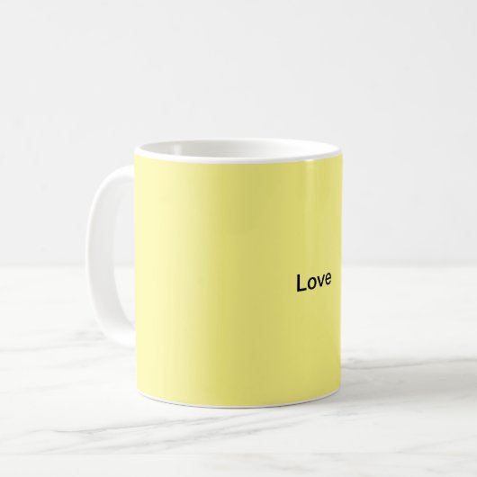Caneca Love 💛 Koffiemok (Voorkant links)