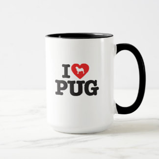 Caneca Love Pugs Mok