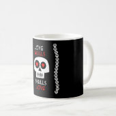 Caneca Love Skulls Koffiemok (Voorkant rechts)