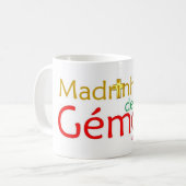 Caneca Madrinha de Gémeos Koffiemok (Voorkant links)