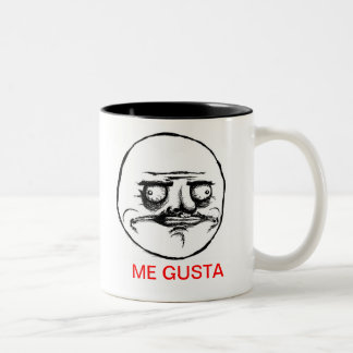 CANECA ME GUSTA! TWEEKLEURIGE KOFFIEMOK