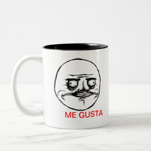 CANECA ME GUSTA! TWEEKLEURIGE KOFFIEMOK (Links)