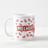 Caneca "Melhor mae do mundo" Koffiemok (Links)