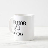 caneca melhor pai do mundo koffiemok (Voorkant links)