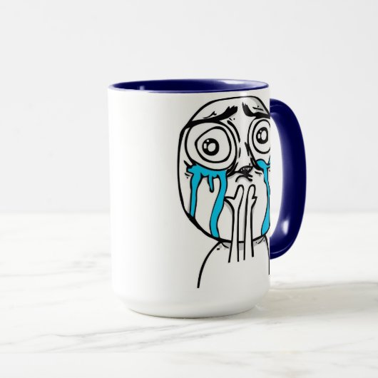 Caneca Meme Emocionado Mok (Voorkant rechts)