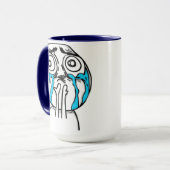 Caneca Meme Emocionado Mok (Voorkant links)