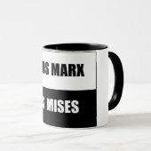 Caneca menos marx mais mises mok (Voorkant rechts)