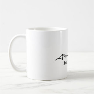 Caneca minimalista montanhas koffiemok