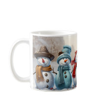 Caneca (Mug) Bonecos de Neve