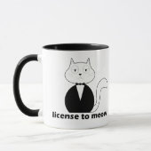 Caneca Mug - Cat. License to Meow Mok (Links)