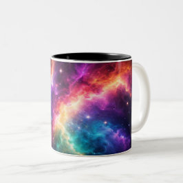 Caneca (Mug) Festa das Nebulosas Tweekleurige Koffiemok