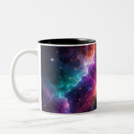 Caneca (Mug) Festa das Nebulosas Tweekleurige Koffiemok