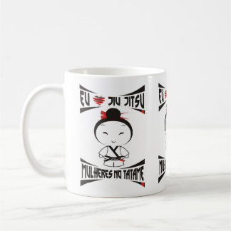 Caneca Mulheres no Tatame - Eu amo Jiu Jitsu Koffiemok