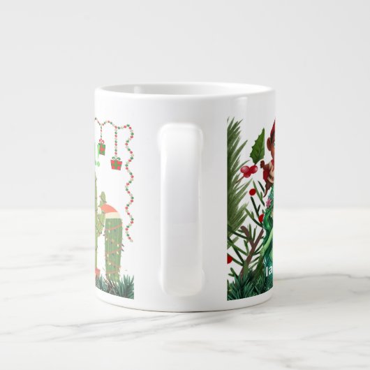Caneca Natalina Clássica Grote Koffiekop (Achterkant)