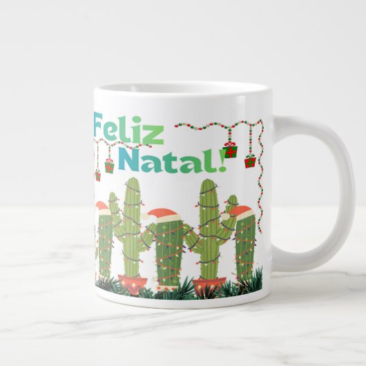 Caneca Natalina Clássica Grote Koffiekop (Rechts)