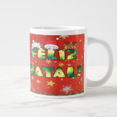 Caneca Natalina Clássica Grote Koffiekop (Rechts)