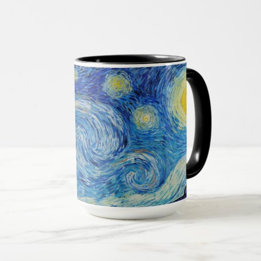 Caneca Noite Estrelada Van Gogh Mok (Voorkant rechts)