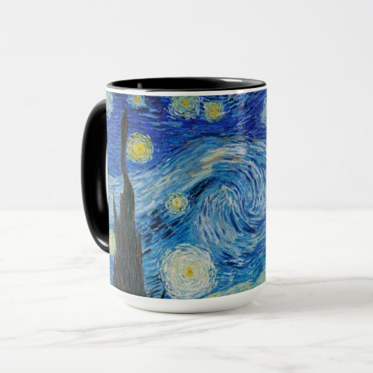 Caneca Noite Estrelada Van Gogh Mok (Voorkant links)