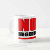 Caneca Not Negotiable Koffiemok (Voorkant links)