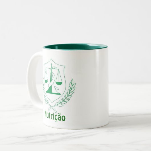 Caneca Nutrição Tweekleurige Koffiemok (Voorkant links)