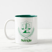 Caneca Nutrição Tweekleurige Koffiemok (Links)