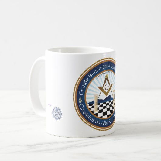 Caneca Oficial da CARN Freemason Koffiemok (Voorkant links)