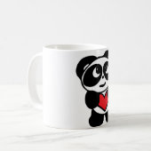 Caneca Panda apaixonado Koffiemok (Voorkant links)
