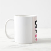 caneca panda coração desenho koffiemok (Links)
