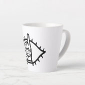 Caneca para café latte latte mok (Rechterhoek)