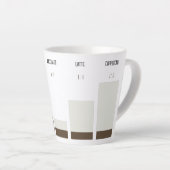 Caneca para café latte - proporção de café latte mok (Rechterhoek)