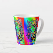 Caneca para café latte/Tigres Latte Mok (Rechterhoek)