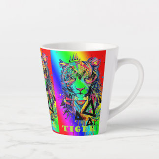 Caneca para café latte/Tigres Latte Mok