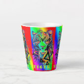 Caneca para café latte/Tigres Latte Mok (Voorkant)