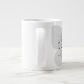 Caneca para professora grote koffiekop (Achterkant)