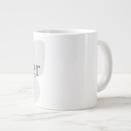 Caneca para professora grote koffiekop (Voorkant rechts)
