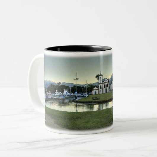 Caneca Paraty Tweekleurige Koffiemok (Voorkant links)