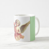 caneca personalizada anjo cupido com coração  koffiemok (Voorkant rechts)