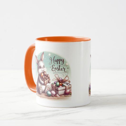 caneca personalizada coelho da páscoa mok (Voorkant links)
