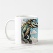 Caneca personalizada com desenho de dragões koffiemok (Links)
