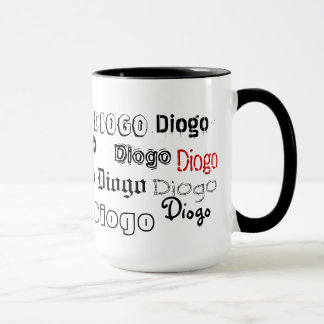 Caneca personalizada com nomes mok