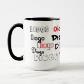Caneca personalizada com nomes mok (Links)
