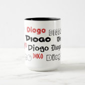 Caneca personalizada com nomes mok (Midden)