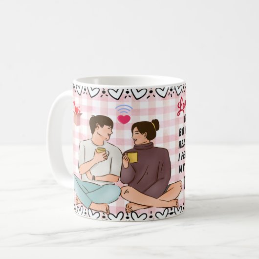 Caneca personalizada dia dos namorados koffiemok (Voorkant links)