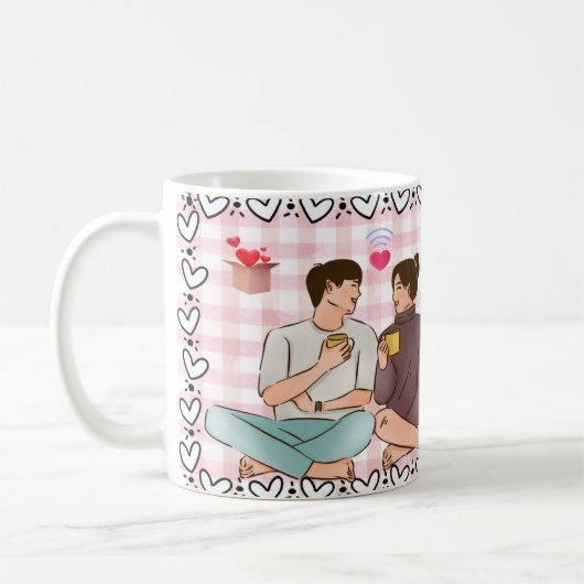 Caneca personalizada dia dos namorados koffiemok (Links)