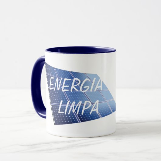 Caneca personalizada ENERGIA LIMPA Mok (Voorkant links)