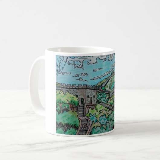 Caneca personalizada - Paisagem Koffiemok (Voorkant links)