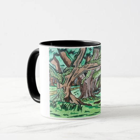 Caneca personalizada - Paisagem Mok (Voorkant links)