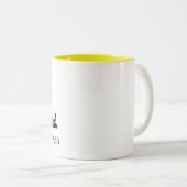 Caneca Pisa nimim não, sô Tweekleurige Koffiemok (Voorkant rechts)