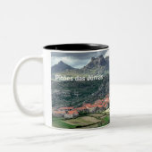 Caneca Pitoes Preta model 2 Tweekleurige Koffiemok (Links)